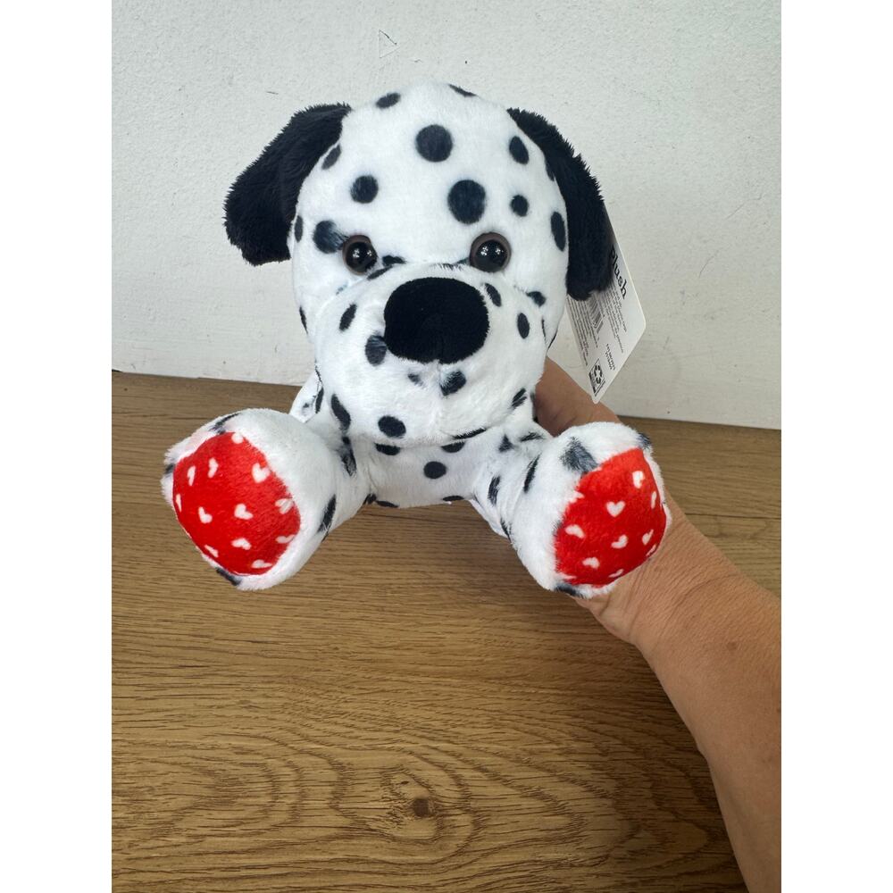NWT Way to Celebrate Dalmatian Plush Animal Toy Paws Hearts
